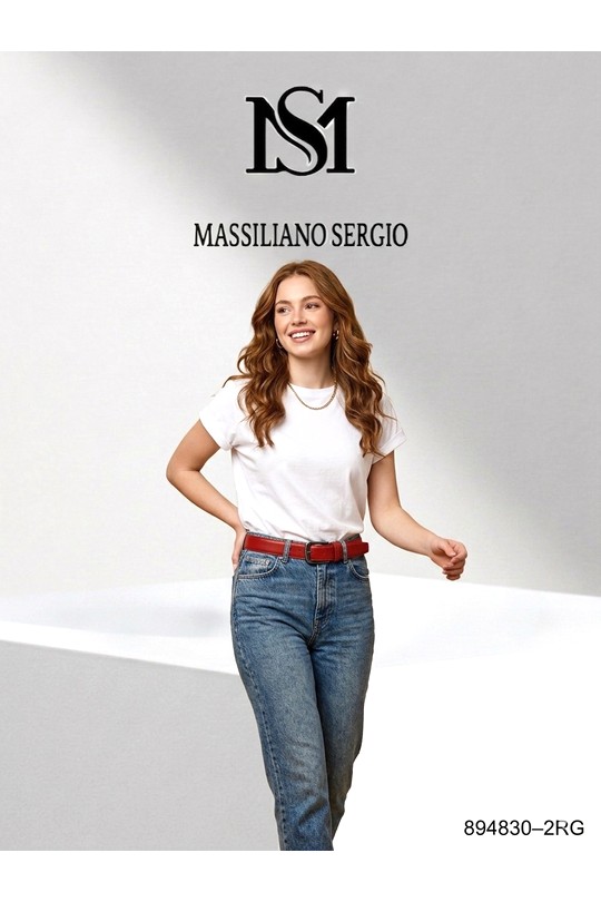 Cinturones Complementos Khaki C.S. MODE 894830F Efashion Paris