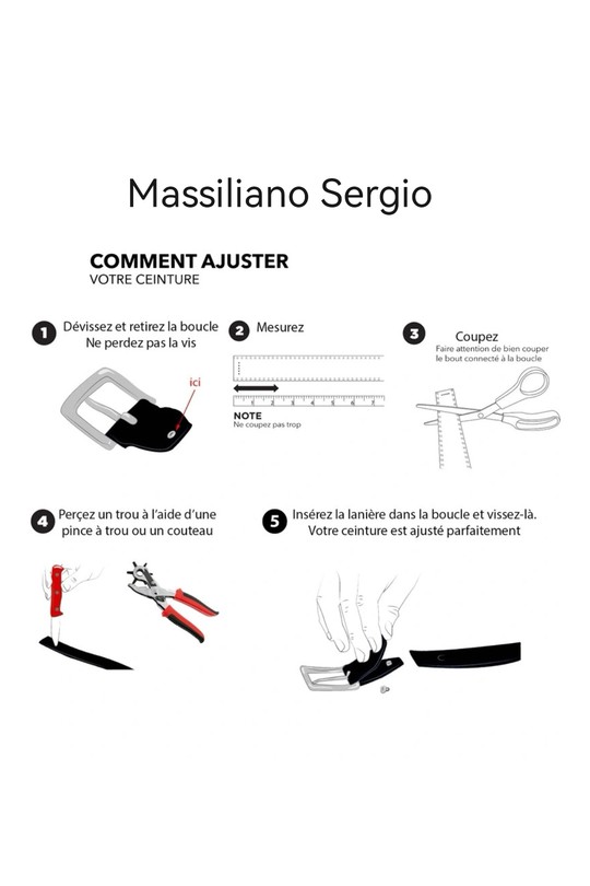 Ceintures Accessoires Rouge C.S. MODE PB008 Efashion Paris