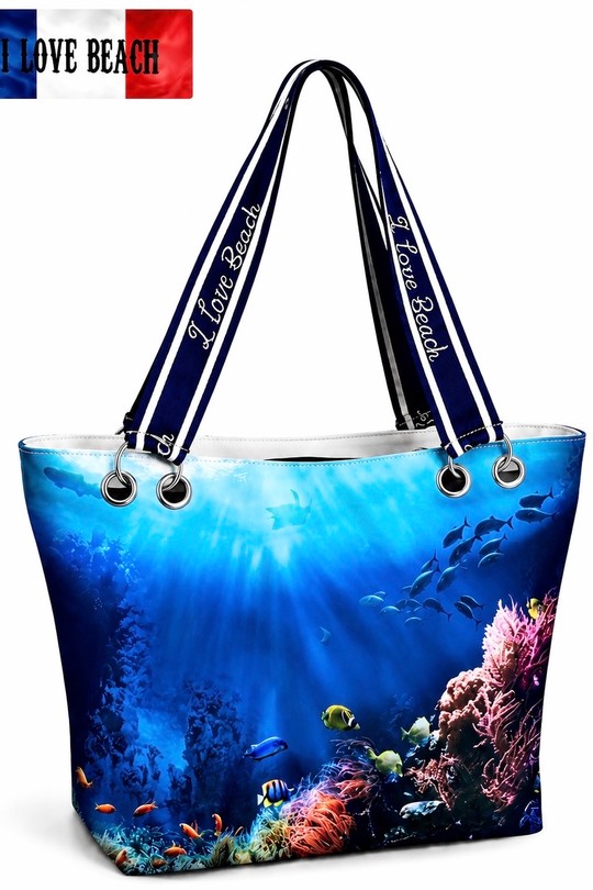 Cabas Maroquinerie Motif1 C.S. MODE ML090 Efashion Paris