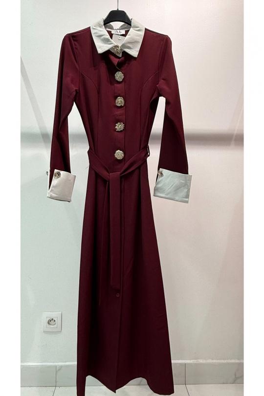 Robes longues Femme Noir A.L PARIS 89866 Efashion Paris