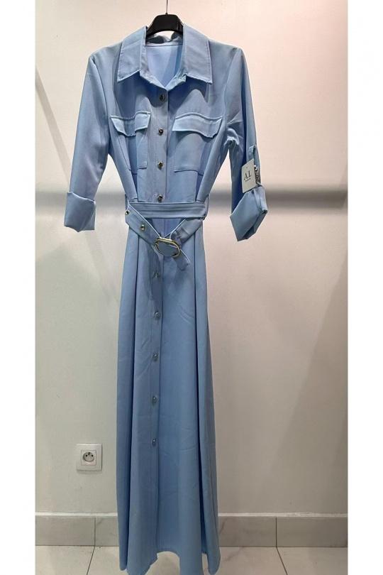 Robes longues Femme Noir A.L PARIS 12076 Efashion Paris