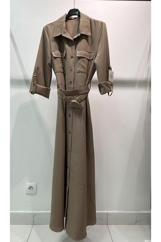 Robes longues Femme Noir A.L PARIS 12076 Efashion Paris