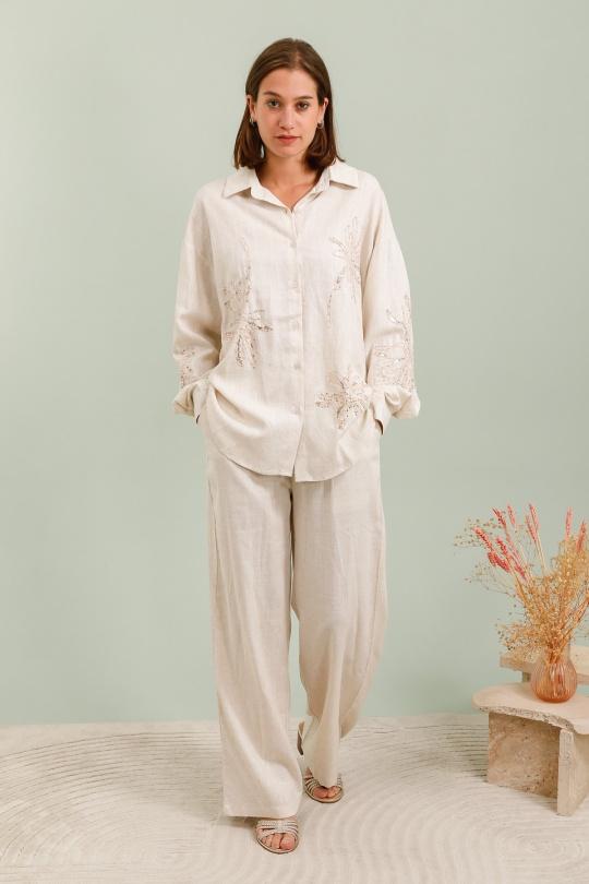 Ensembles Femme Beige AMARIA 6016 Efashion Paris