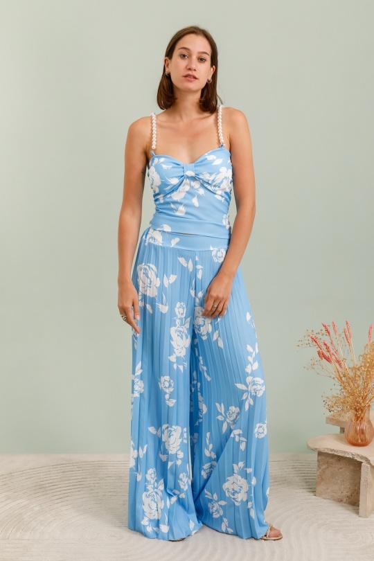 Ensembles Femme Bleu ciel AMARIA 53716 Efashion Paris