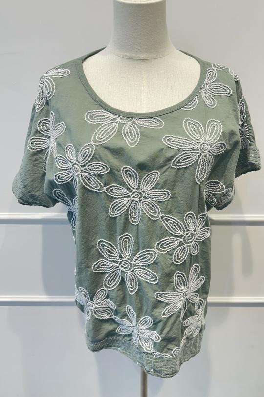 Blusas Mujer Khaki AMARIA 25263 Efashion Paris
