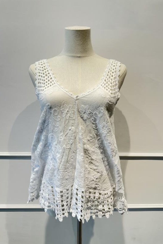 Vests Women White AMARIA 8868 Efashion Paris