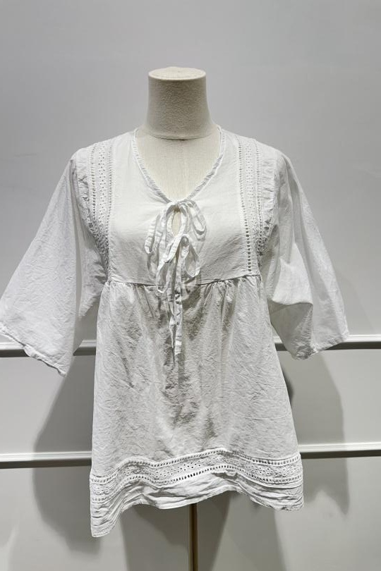 Blouses Femme Blanc AMARIA 25249 Efashion Paris
