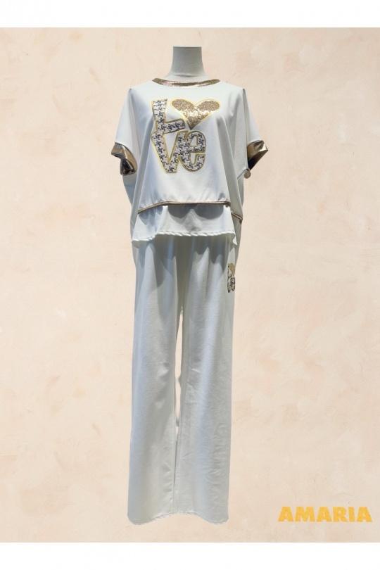 Sets Women Beige AMARIA 2072BM Efashion Paris