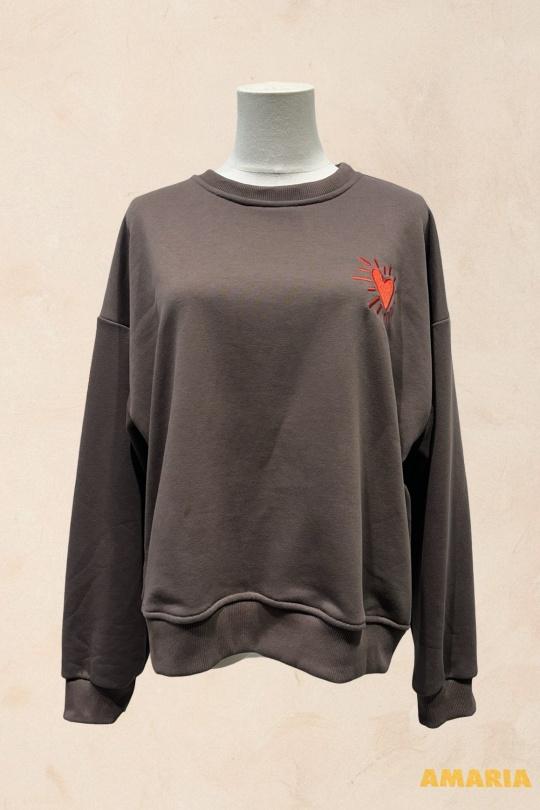 Sweats Femme Marron AMARIA 90384-16 Efashion Paris