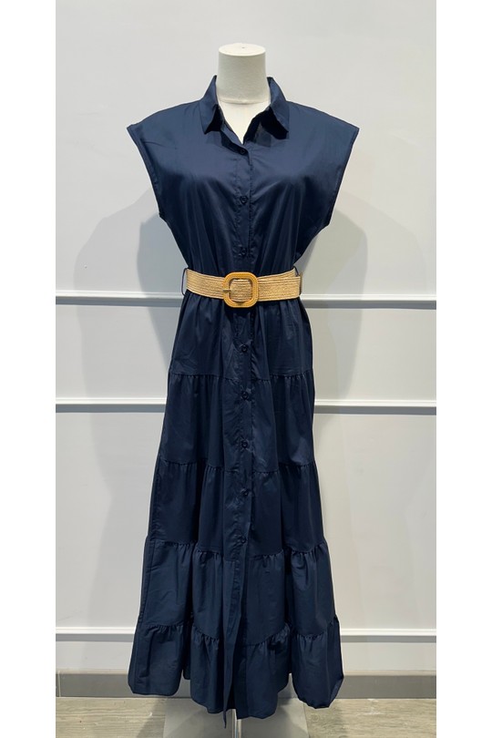 Robes mi-longues Femme Marron AMARIA 9708-INS Efashion Paris