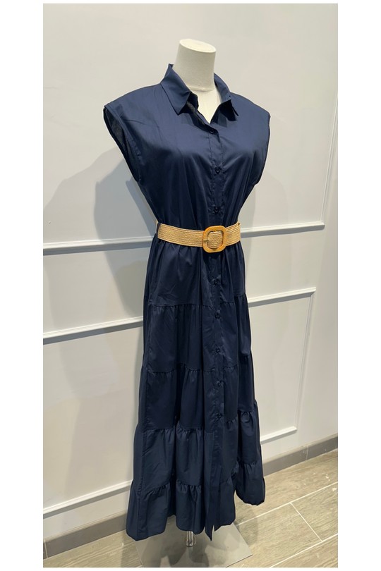 Robes mi-longues Femme Marron AMARIA 9708-INS Efashion Paris