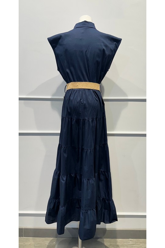 Robes mi-longues Femme Marron AMARIA 9708-INS Efashion Paris