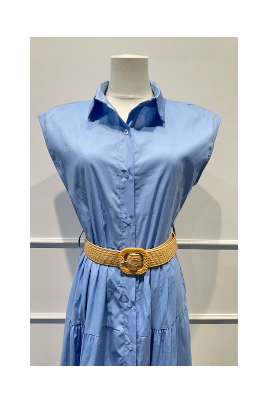 Robes mi-longues Femme Marron AMARIA 9708-INS Efashion Paris