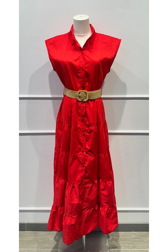 Robes mi-longues Femme Marron AMARIA 9708-INS Efashion Paris