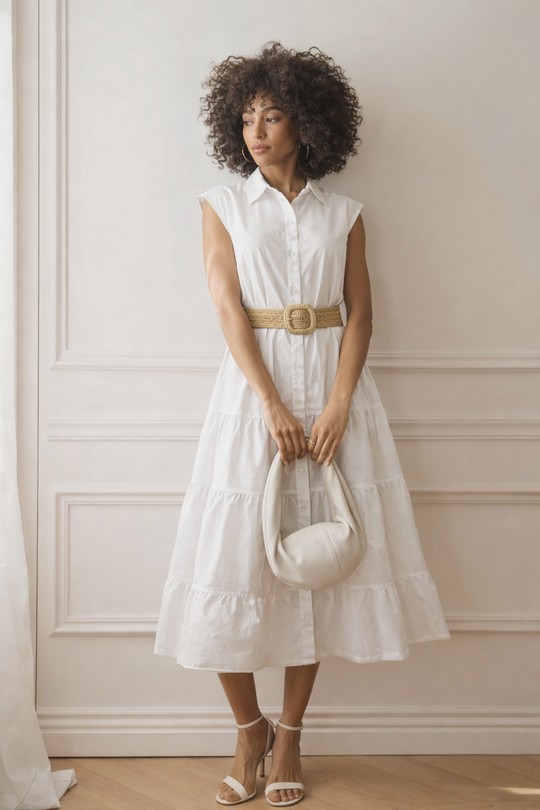 Robes mi-longues Femme Marron AMARIA 9708-INS Efashion Paris