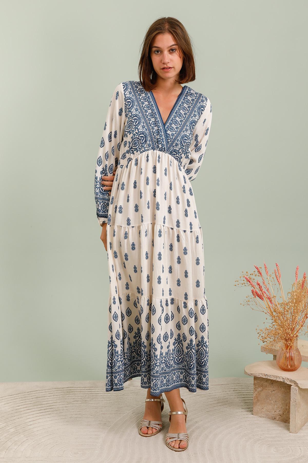 Maxi dresses Women Blue AMARIA 8756 #c Efashion Paris