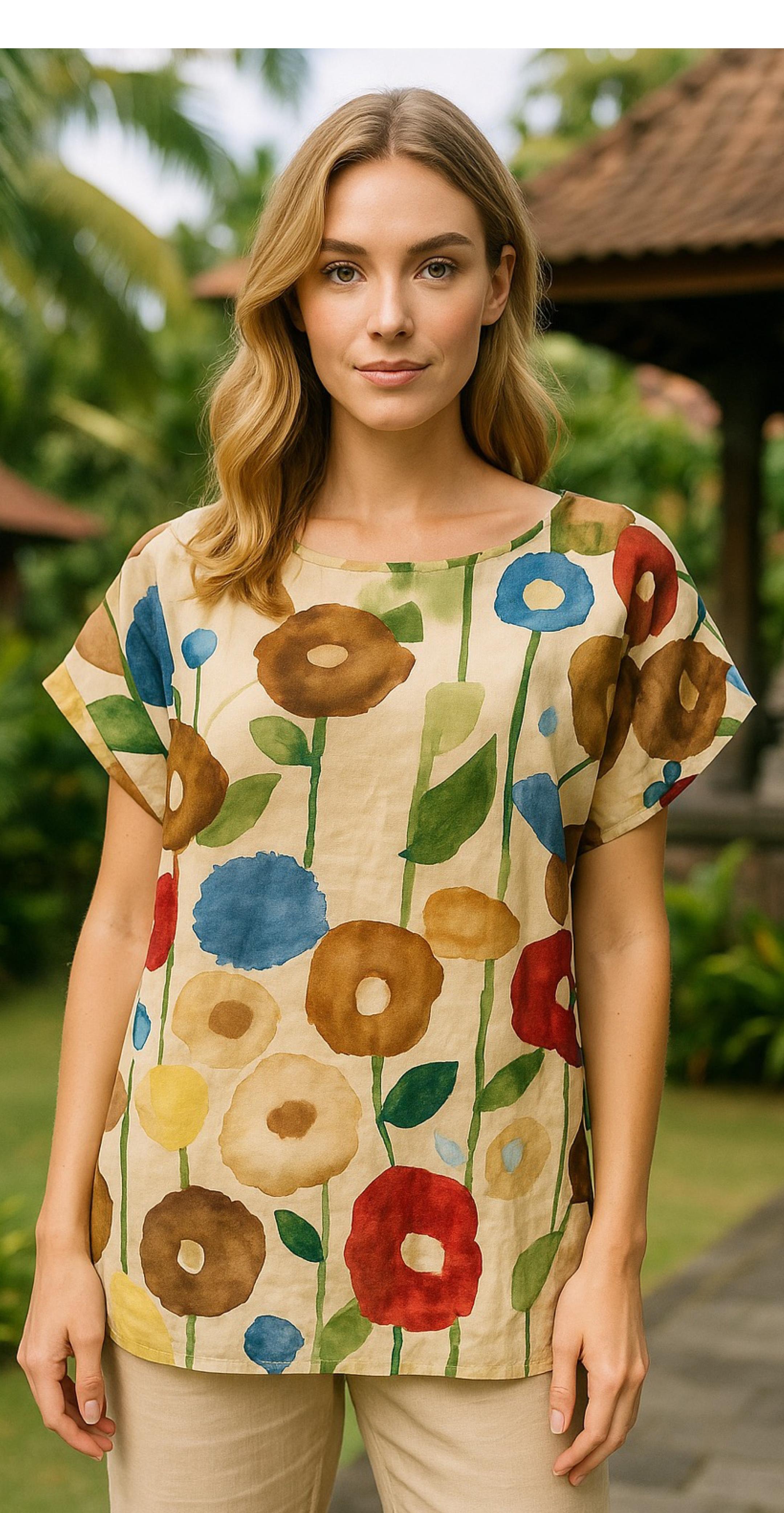 Blouses Femme Beige AMARIA 6285 #c Efashion Paris