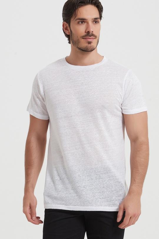 T-shirts Men White Yves Enzo LIN-23501 Efashion Paris