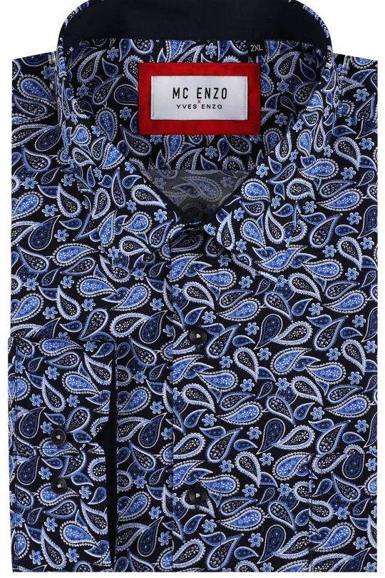 Camisas Hombre Blue Yves Enzo BIG-7033-1/2 Efashion Paris