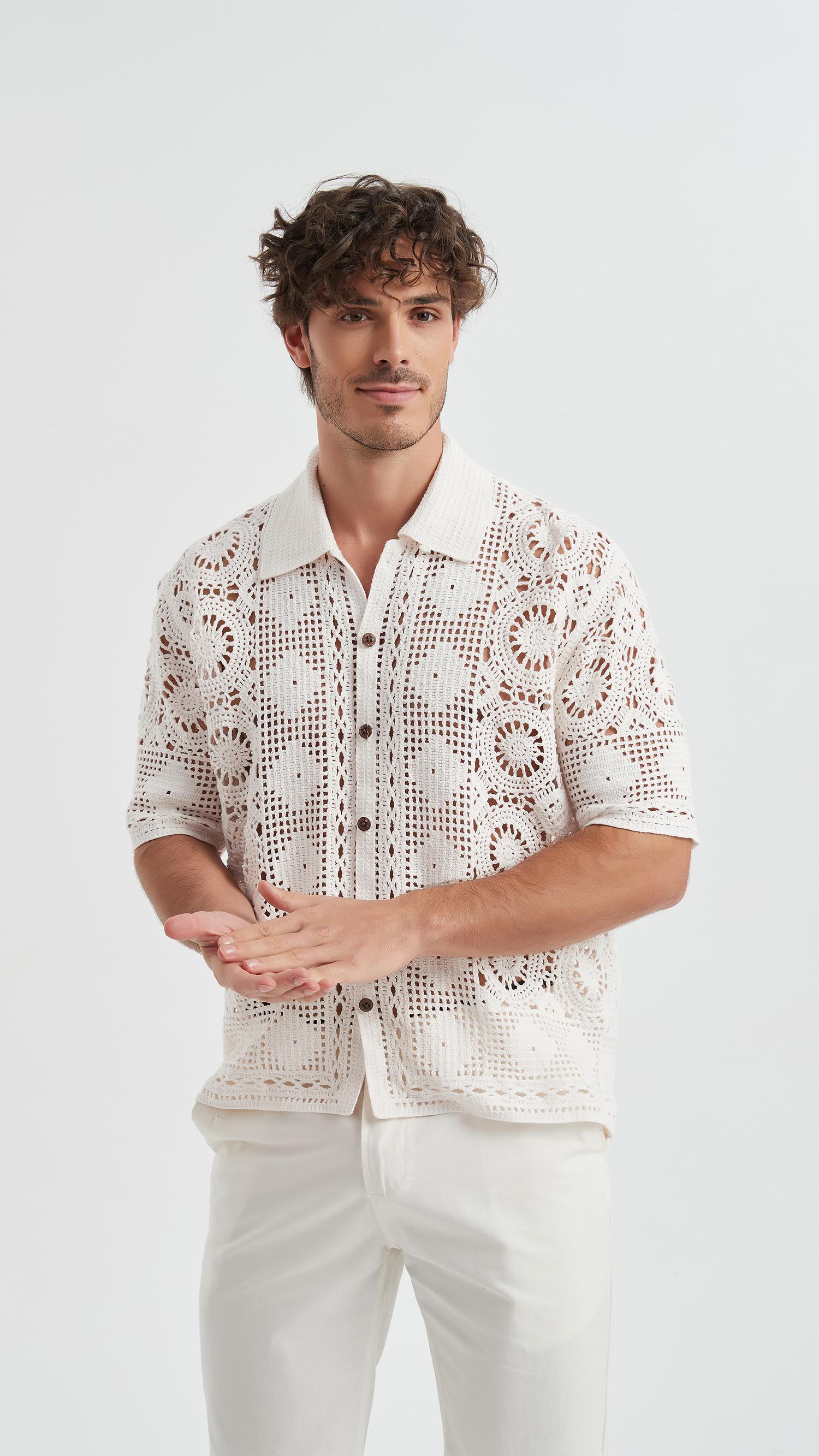 Camisas Hombre White Yves Enzo LB-2025-11 #c Efashion Paris