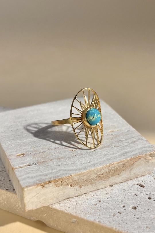 Bagues Accessoires Vert COSMOS BB72012-300 Efashion Paris