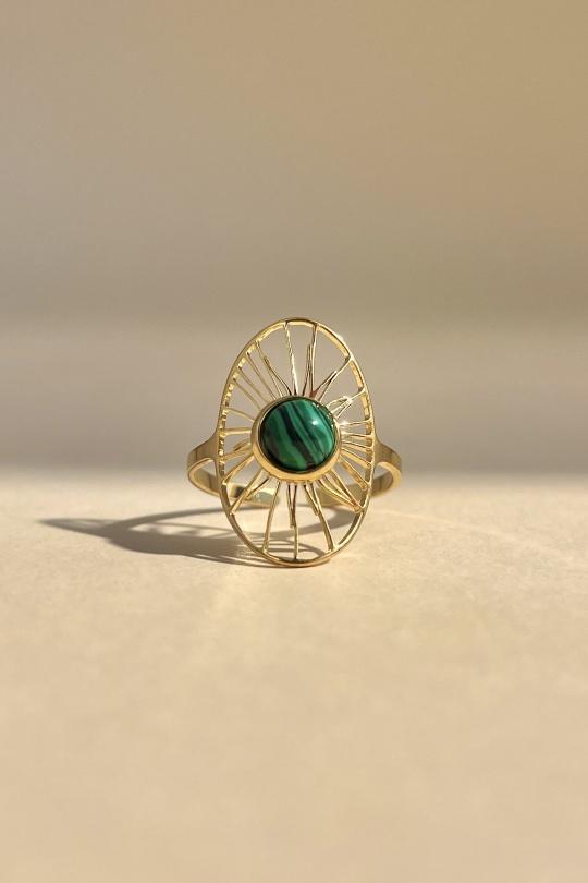 Rings Accessories Green COSMOS BB72012-300 Efashion Paris