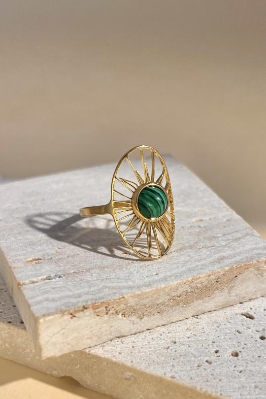 Bagues Accessoires Vert COSMOS BB72012-300 Efashion Paris