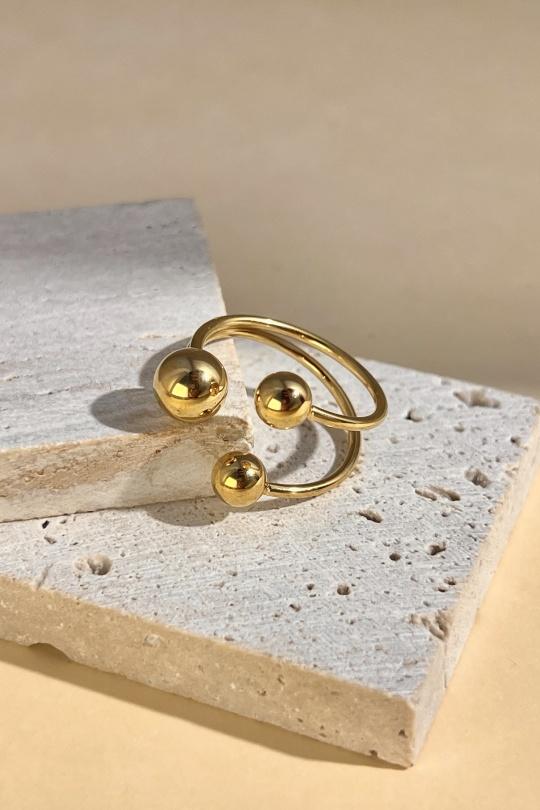 Rings Accessories Gold COSMOS BB7206-280D Efashion Paris