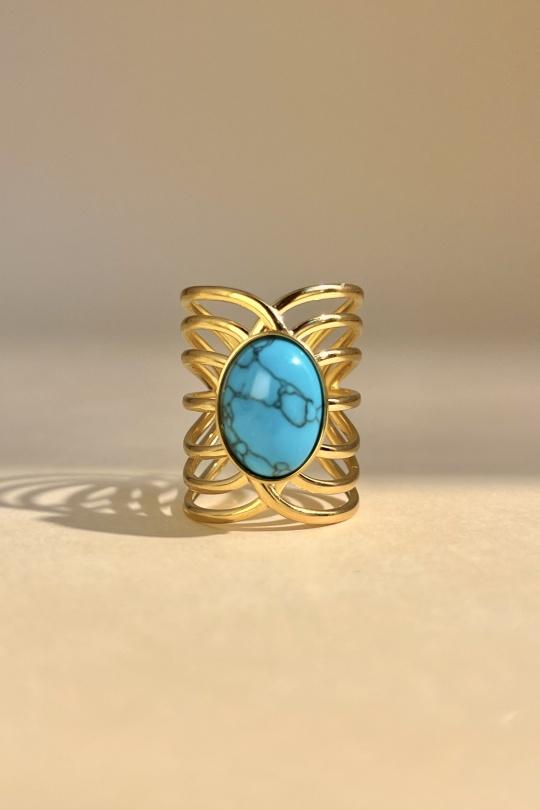 Bagues Accessoires Marron COSMOS BB72010-360 Efashion Paris