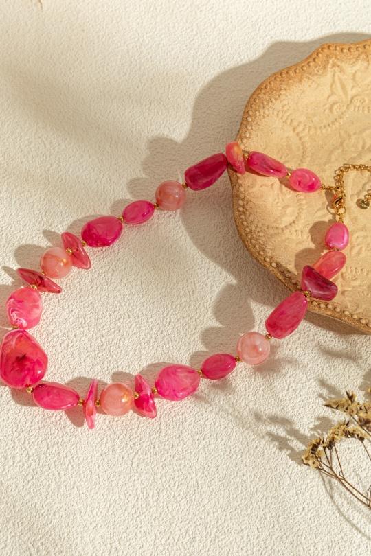 Colliers Accessoires Turquoise COSMOS AD22006-650 Efashion Paris