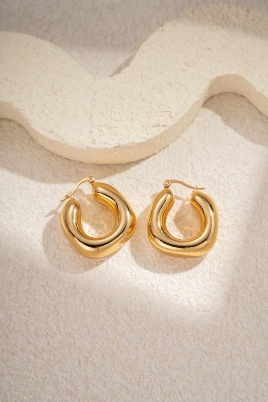 Boucles d'oreilles Accessoires Doré COSMOS BJ32008-350 Efashion Paris