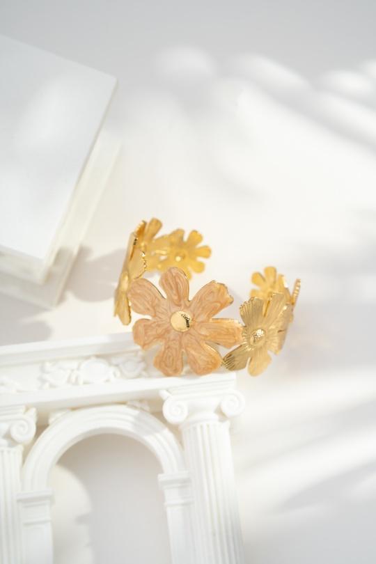 Bracelets Accessoires Rose COSMOS BL52005-550 Efashion Paris