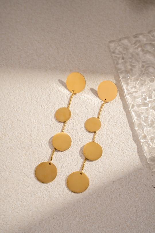 Boucles d'oreilles Accessoires Doré COSMOS BF32001-450 Efashion Paris