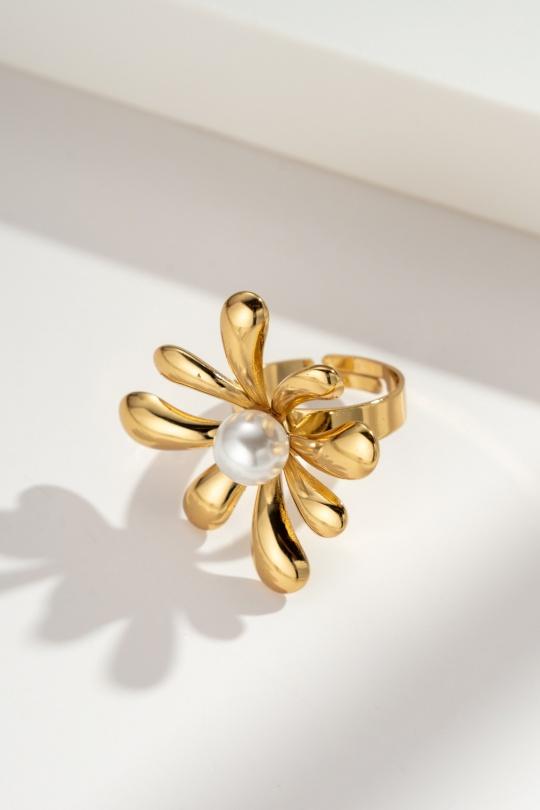 Rings Accessories Gold COSMOS BF72002-350 Efashion Paris