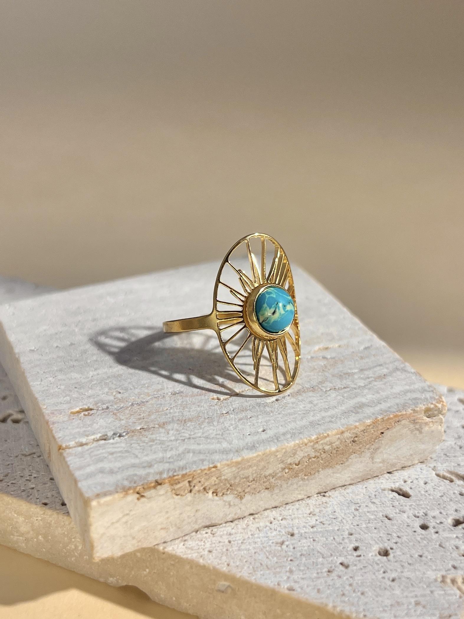 Bagues Accessoires Vert COSMOS BB72012-300 #c Efashion Paris