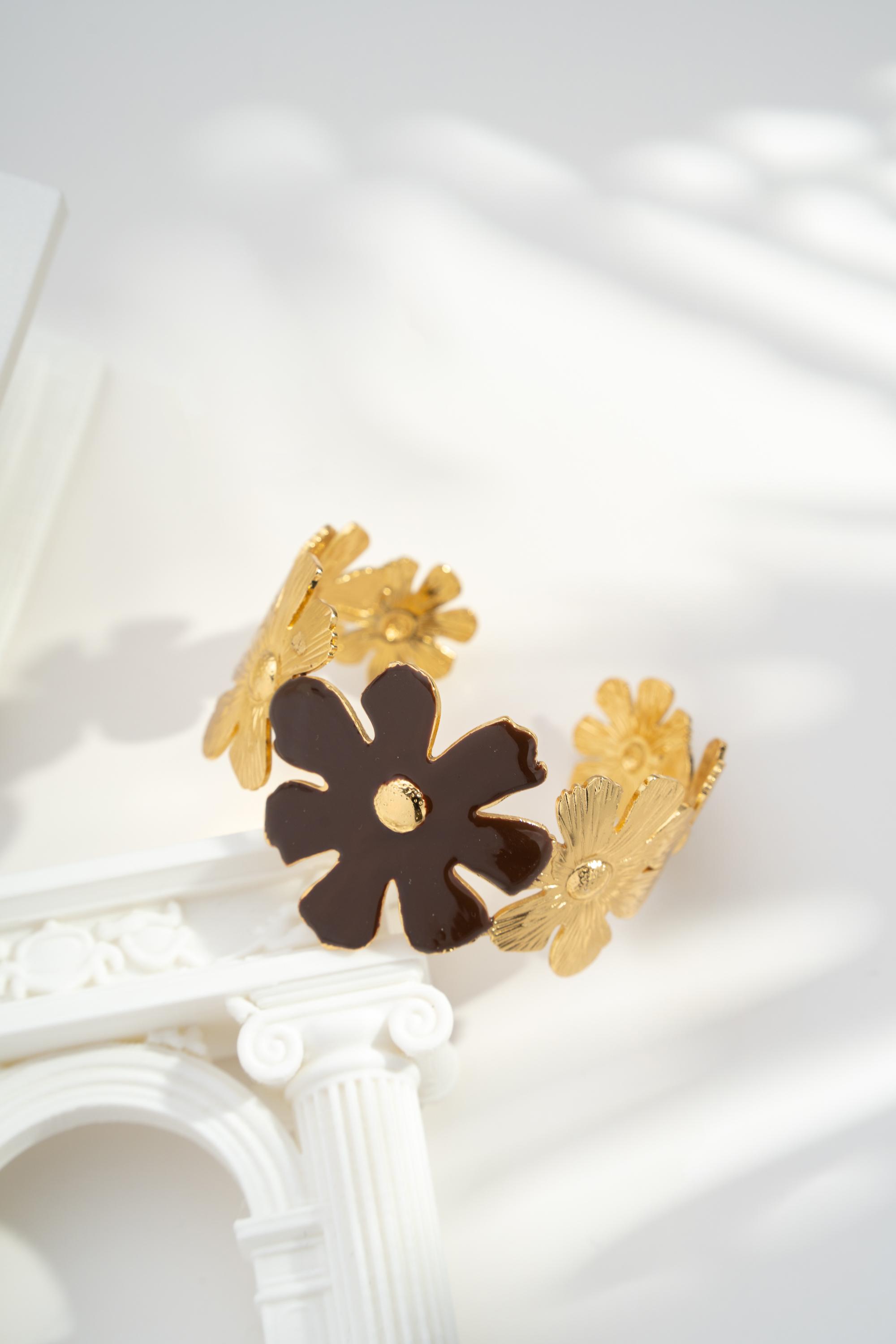 Bracelets Accessoires Rose COSMOS BL52005-550 #c Efashion Paris