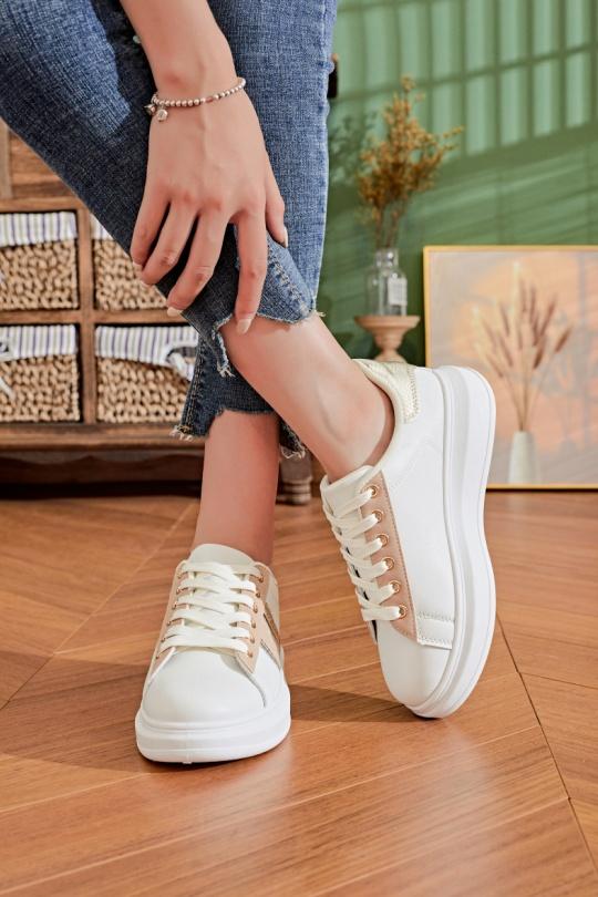 Baskets Chaussures 8959 BEIGE Erynn Efashion Paris sur eFashion