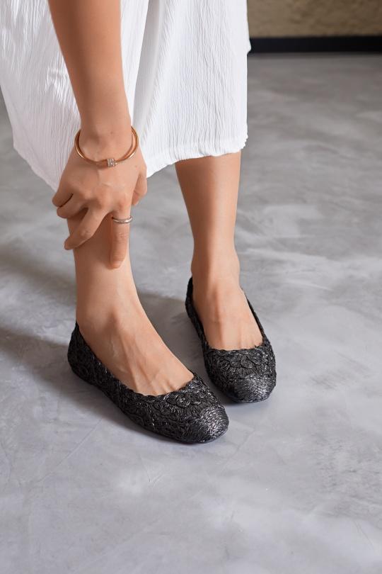 Ballerines Chaussures Noir Erynn 333-291 Efashion Paris