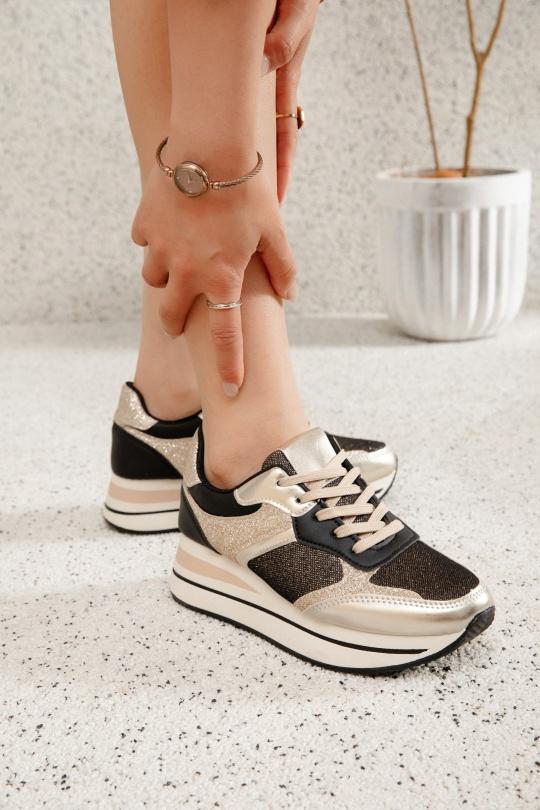 Baskets Chaussures Noir Erynn 9151 Efashion Paris