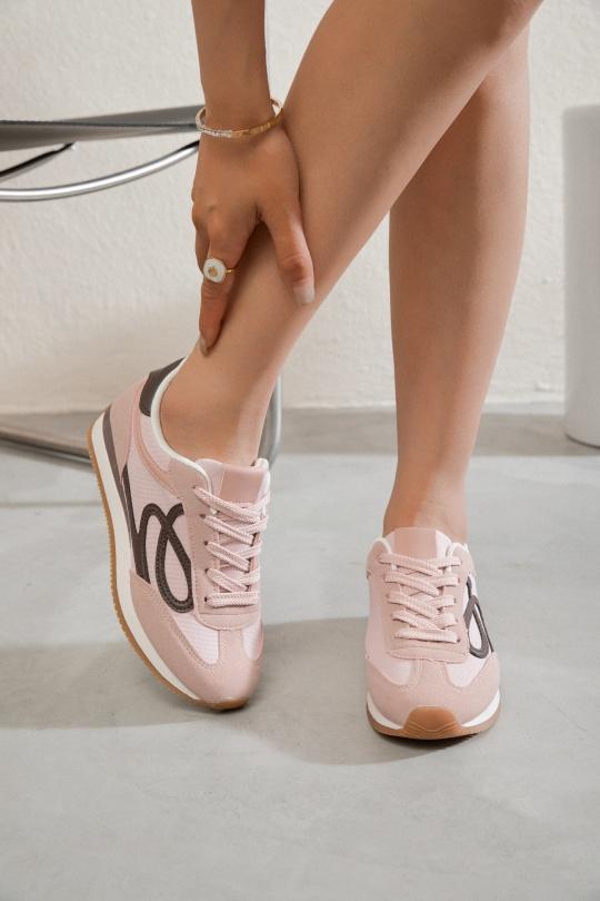 Baskets Chaussures Rose Erynn 9183 Efashion Paris