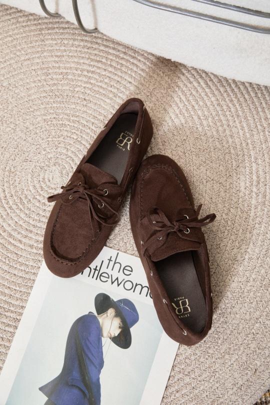 Mocassins Chaussures Noir Erynn 333-319 Efashion Paris