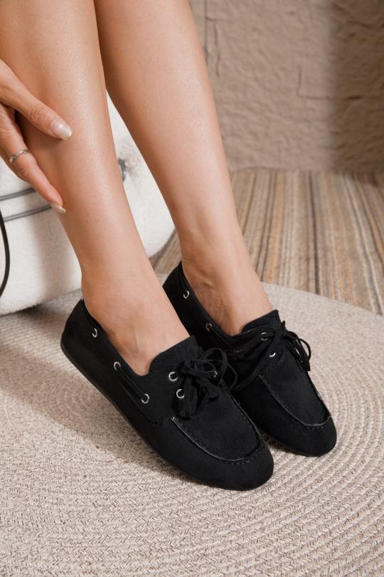 Mocassins Chaussures Noir Erynn 333-319 Efashion Paris