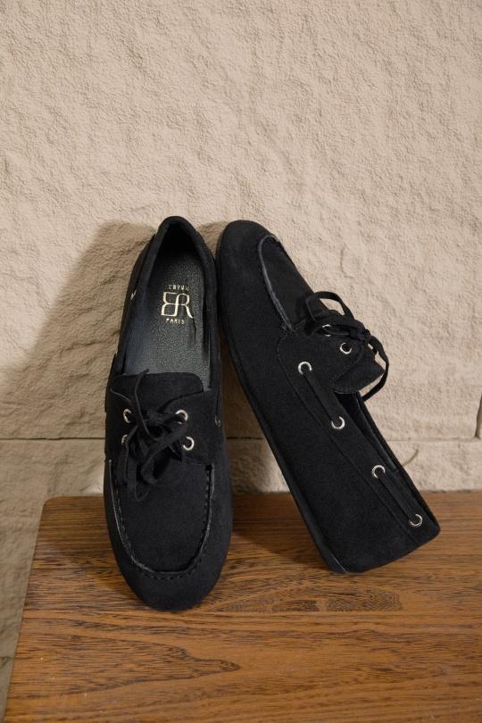 Mocassins Chaussures Noir Erynn 333-319 Efashion Paris