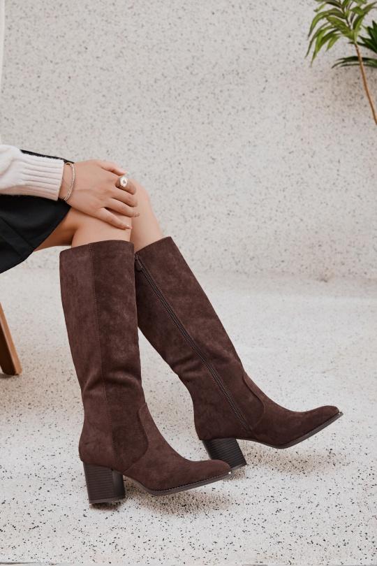 Bottes Chaussures Marron Erynn RXJ-303 Efashion Paris