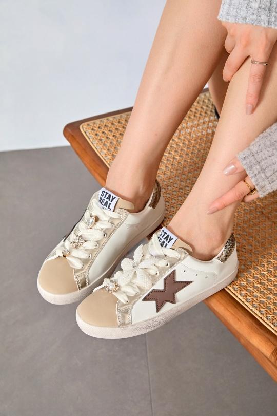 Baskets Chaussures Marron Erynn 9185 Efashion Paris