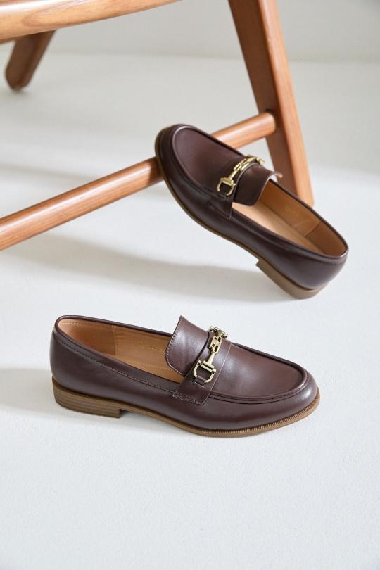 Mocassins Chaussures Noir Erynn KJ-103 Efashion Paris