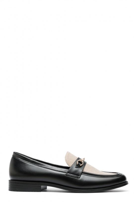 Mocassins Chaussures Noir Erynn KJ-105 Efashion Paris