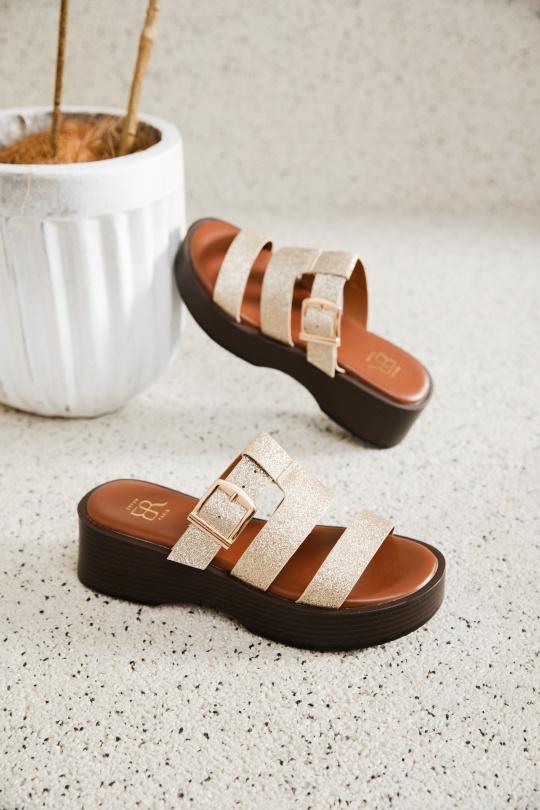 Sandales Chaussures Or Erynn 903-622 Efashion Paris