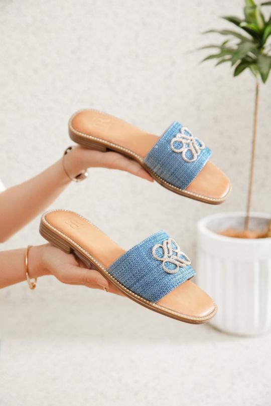 Sandales Chaussures Beige Erynn JN-138 Efashion Paris