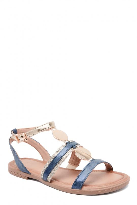 Sandales Chaussures Bleu Erynn LA-737 Efashion Paris